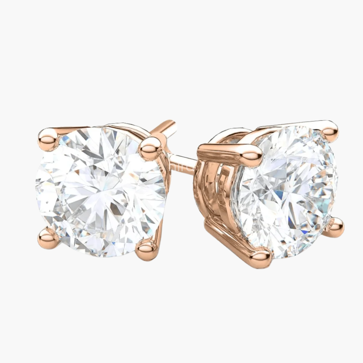 Heritage Round Solitaire Studs