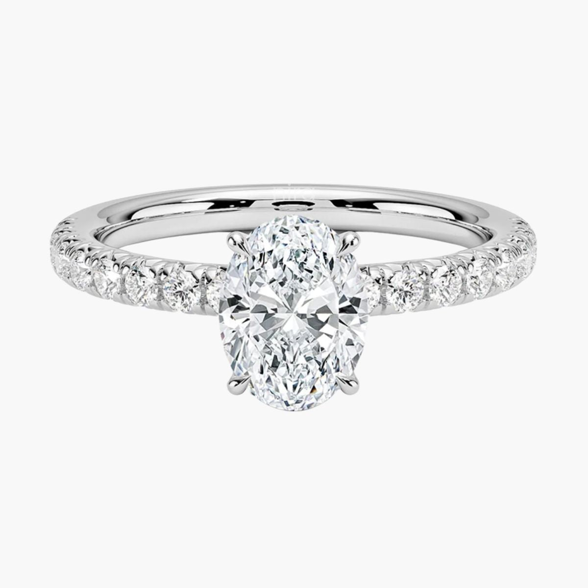 Elara Oval 1 ct Solitaire Ring
