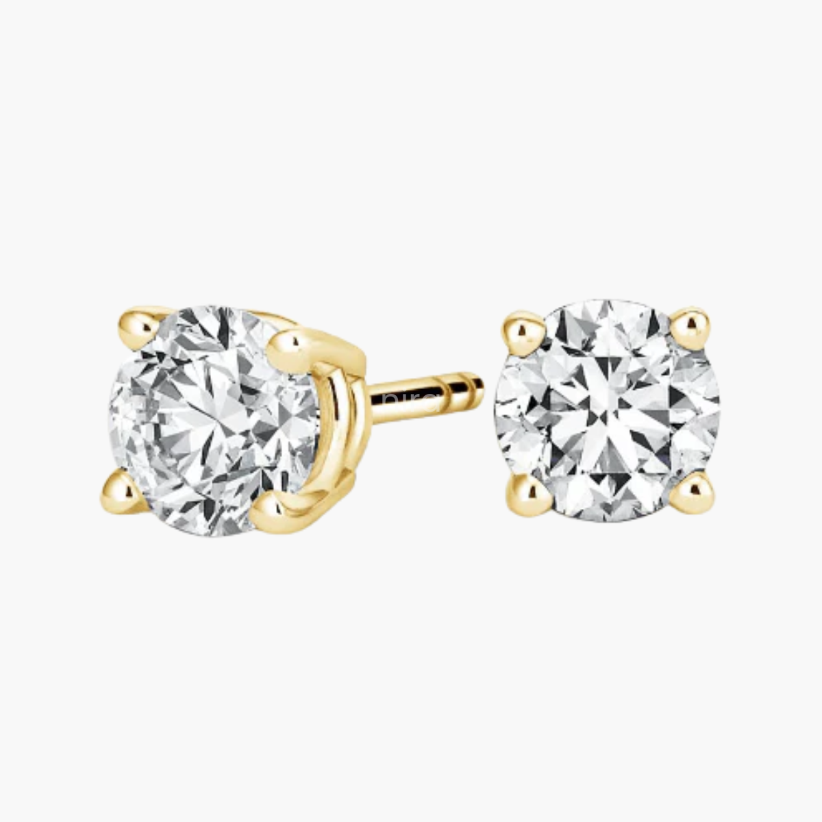 Heritage Round Solitaire Studs